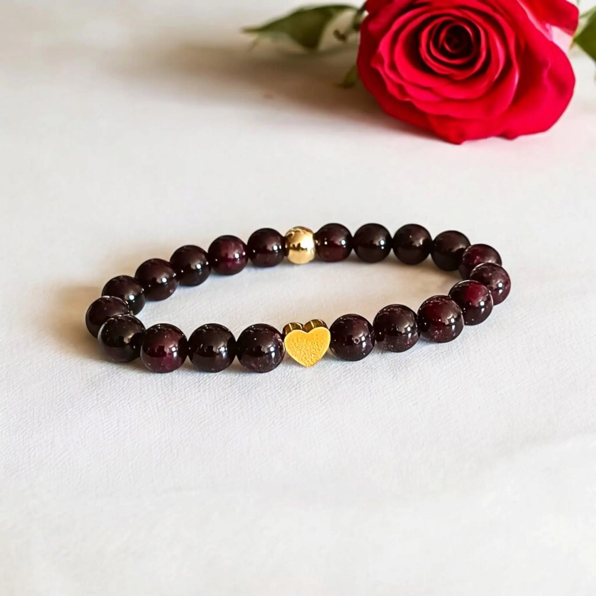Bracelet Grenat – Passion et Vitalité Lithostone Creations