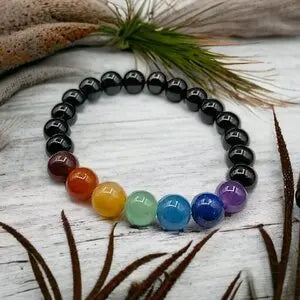 Bracelet 7 Chakras – Harmonie et Équilibre. Fait main Lithostone Creations