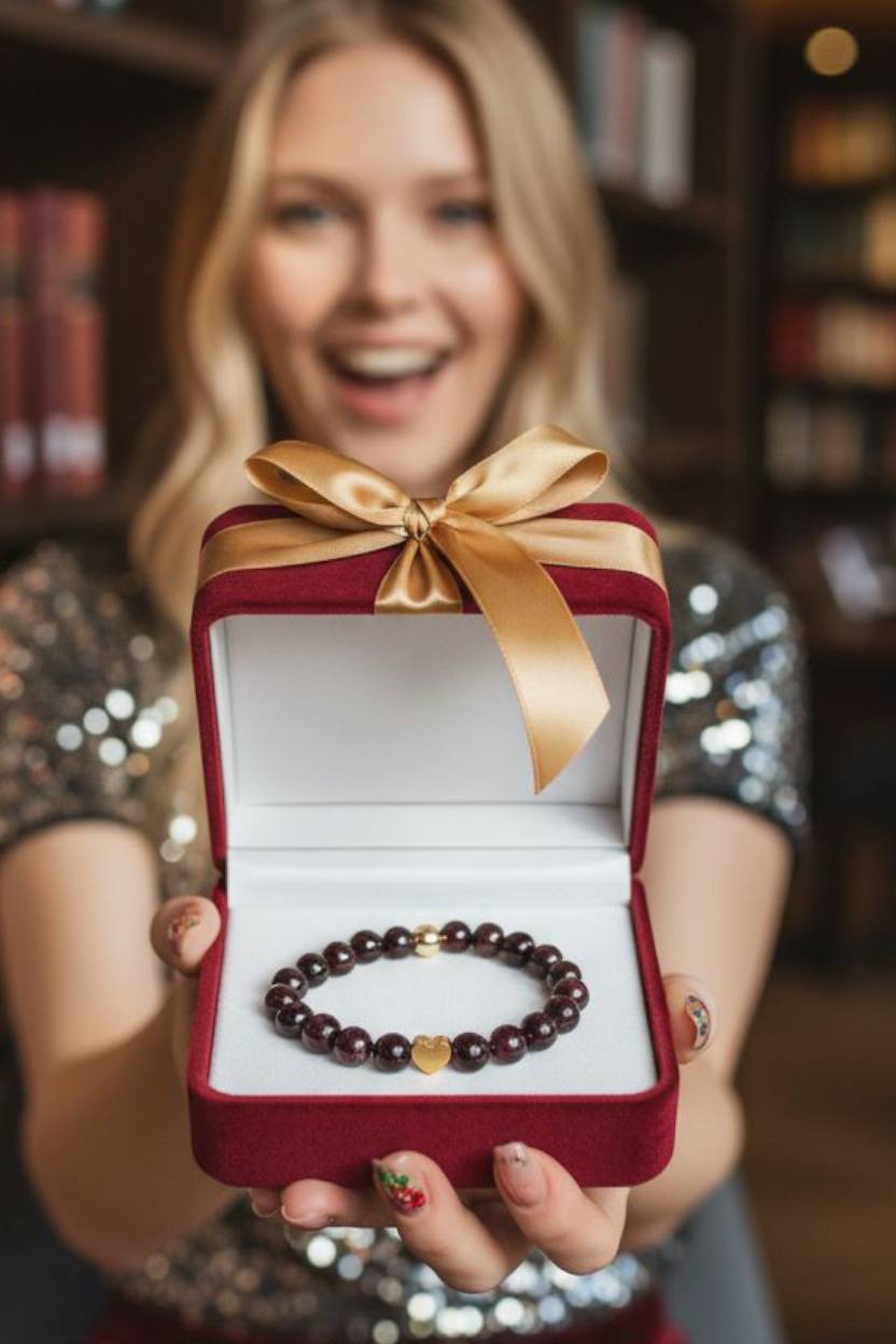 Bracelet Grenat – Passion et Vitalité