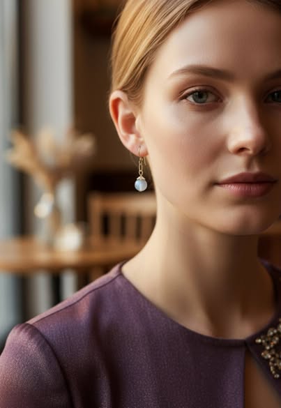 Boucles d’oreilles en Labradorite – Protection & Lumière intérieure