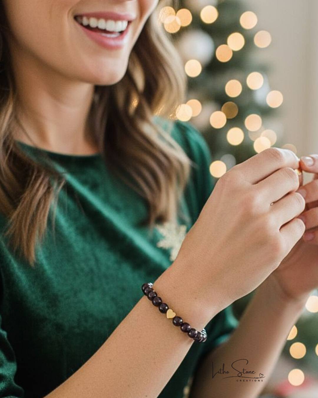 Bracelet Grenat – Passion et Vitalité