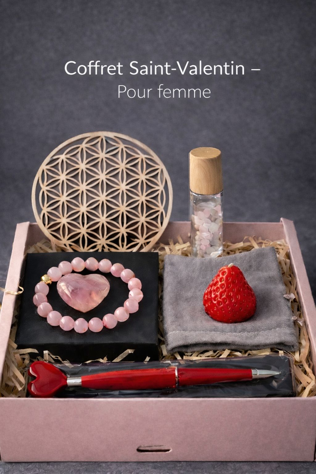 💗 Coffret Saint-Valentin Femme – Douceur & Élégance