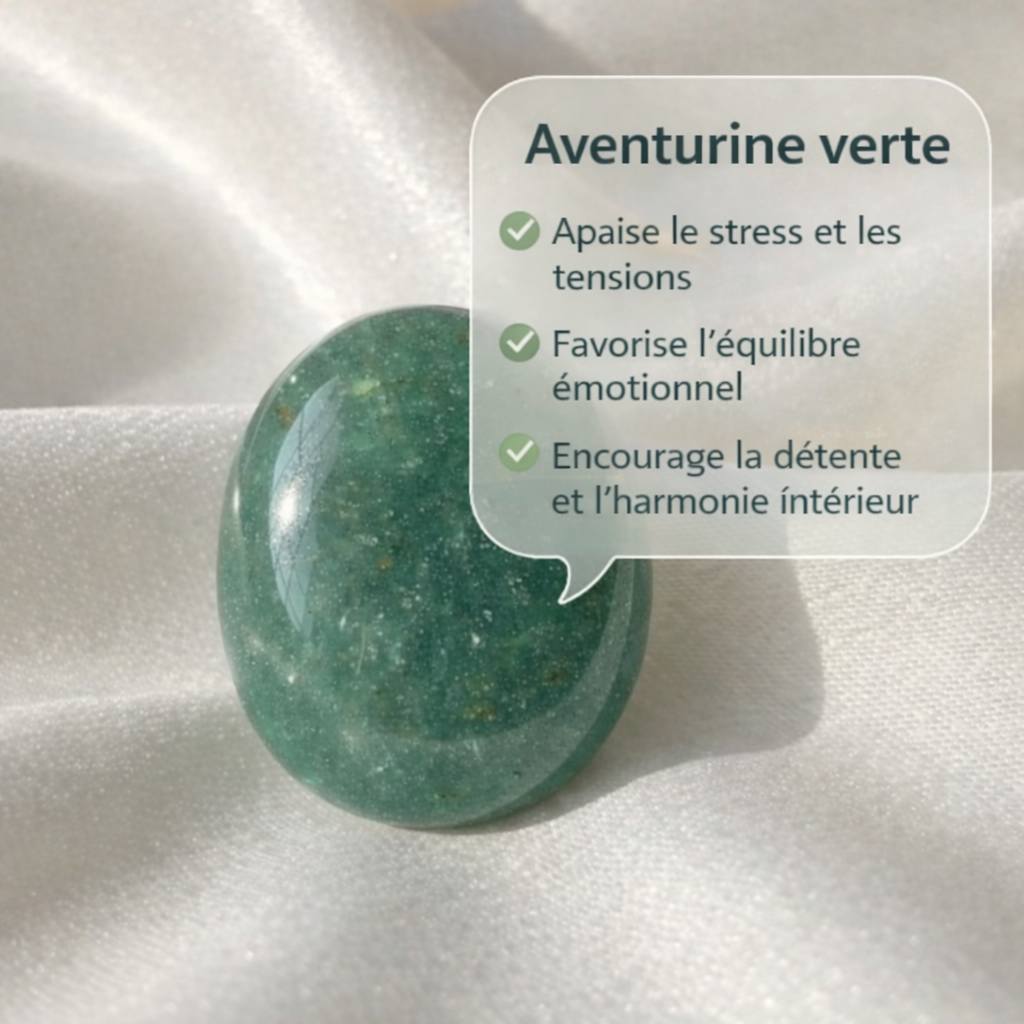 Boucles d’oreilles en Aventurine & Amazonite – Cœur doré & Harmonie intérieure