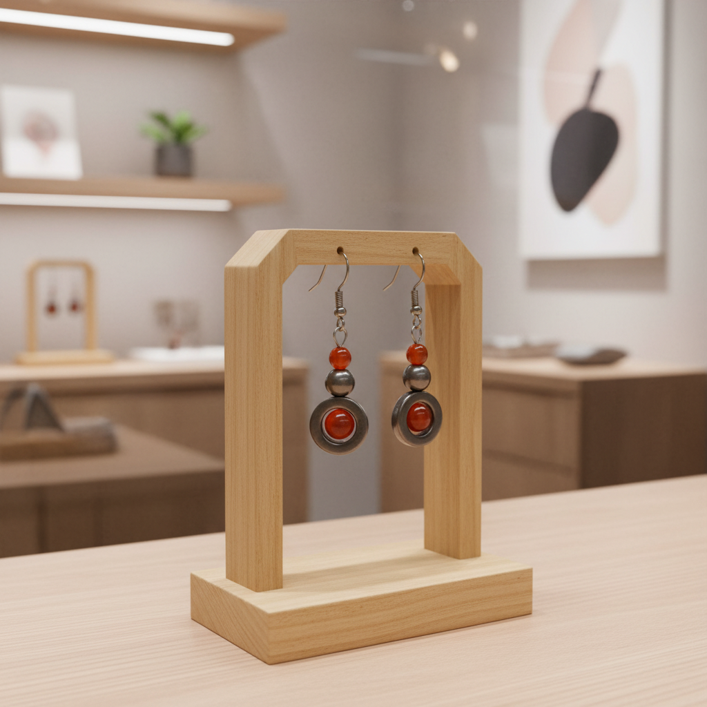 Boucles boutique bois blond