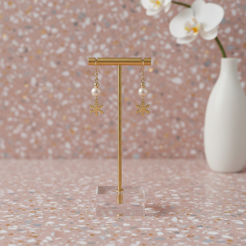 Boucles terrazzo rose