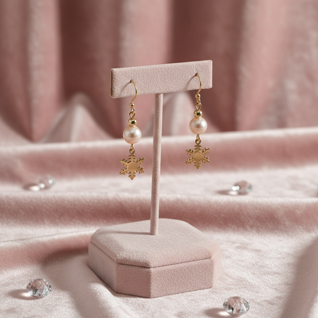 Boucles velours rose
