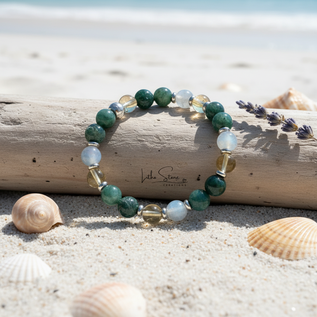 Bracelet bois flotté plage