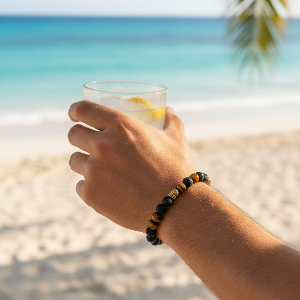 Bracelet homme bar plage