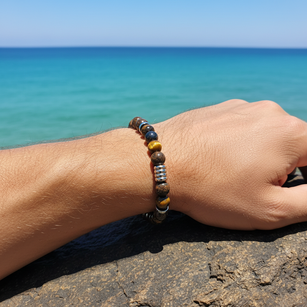 Bracelet homme rocher mer