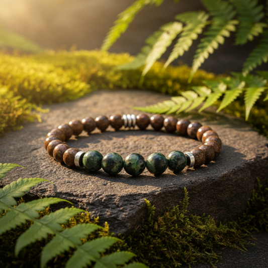 Bracelet nature fougères lumière