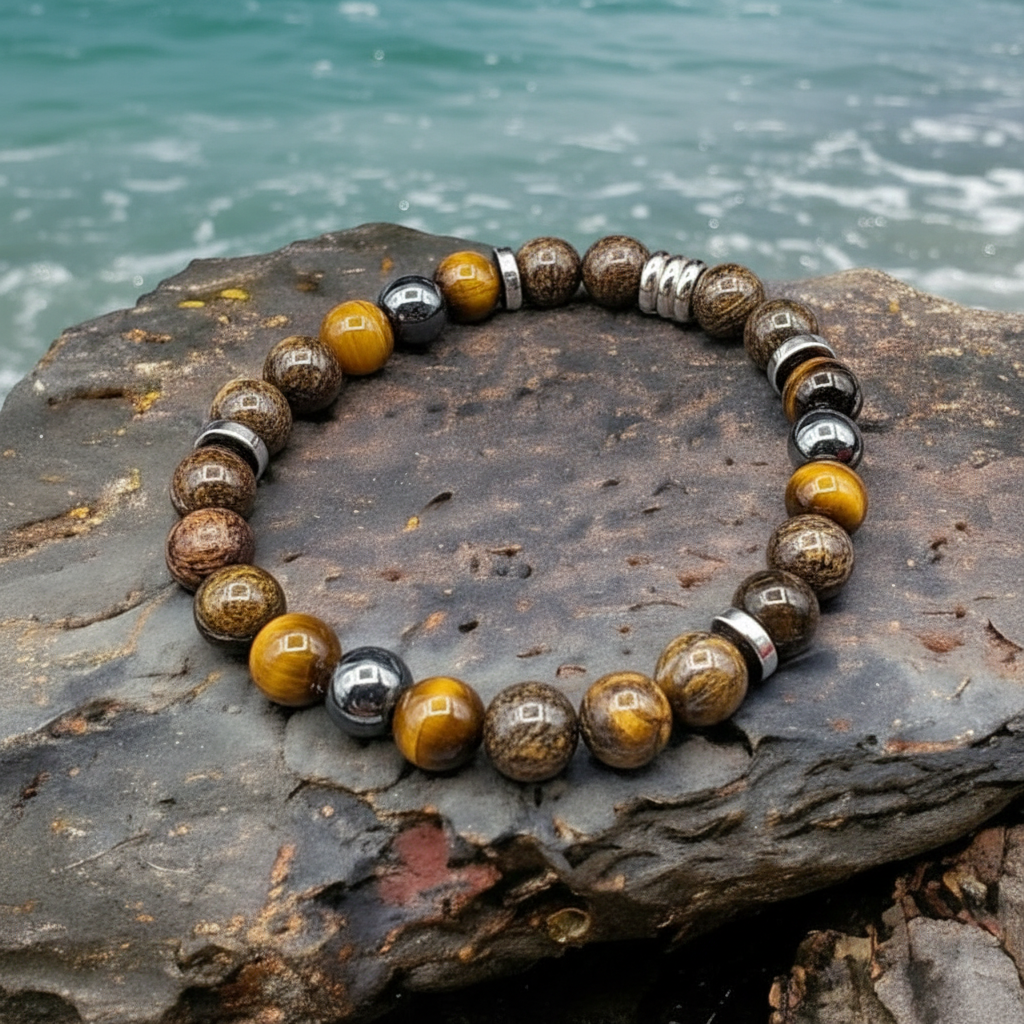 Bracelet roche vagues ultra réaliste