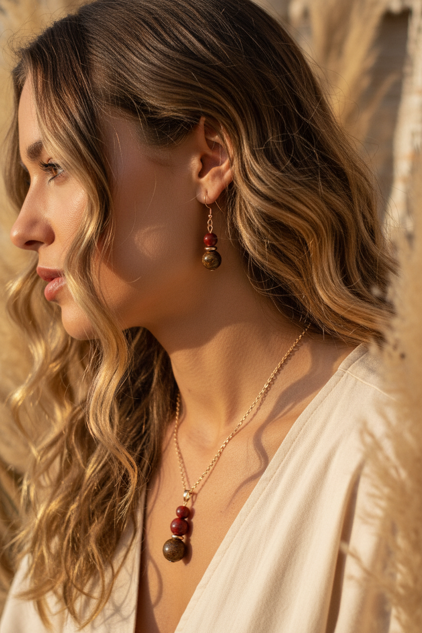 Femme bohème avec parure 5