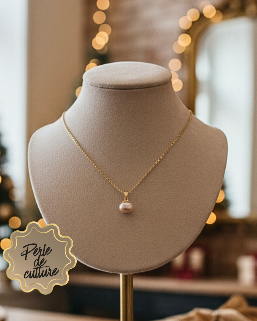 Collier Perle de Culture – Élégance Intemporelle