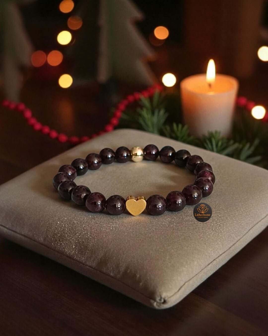 Bracelet Grenat – Passion et Vitalité