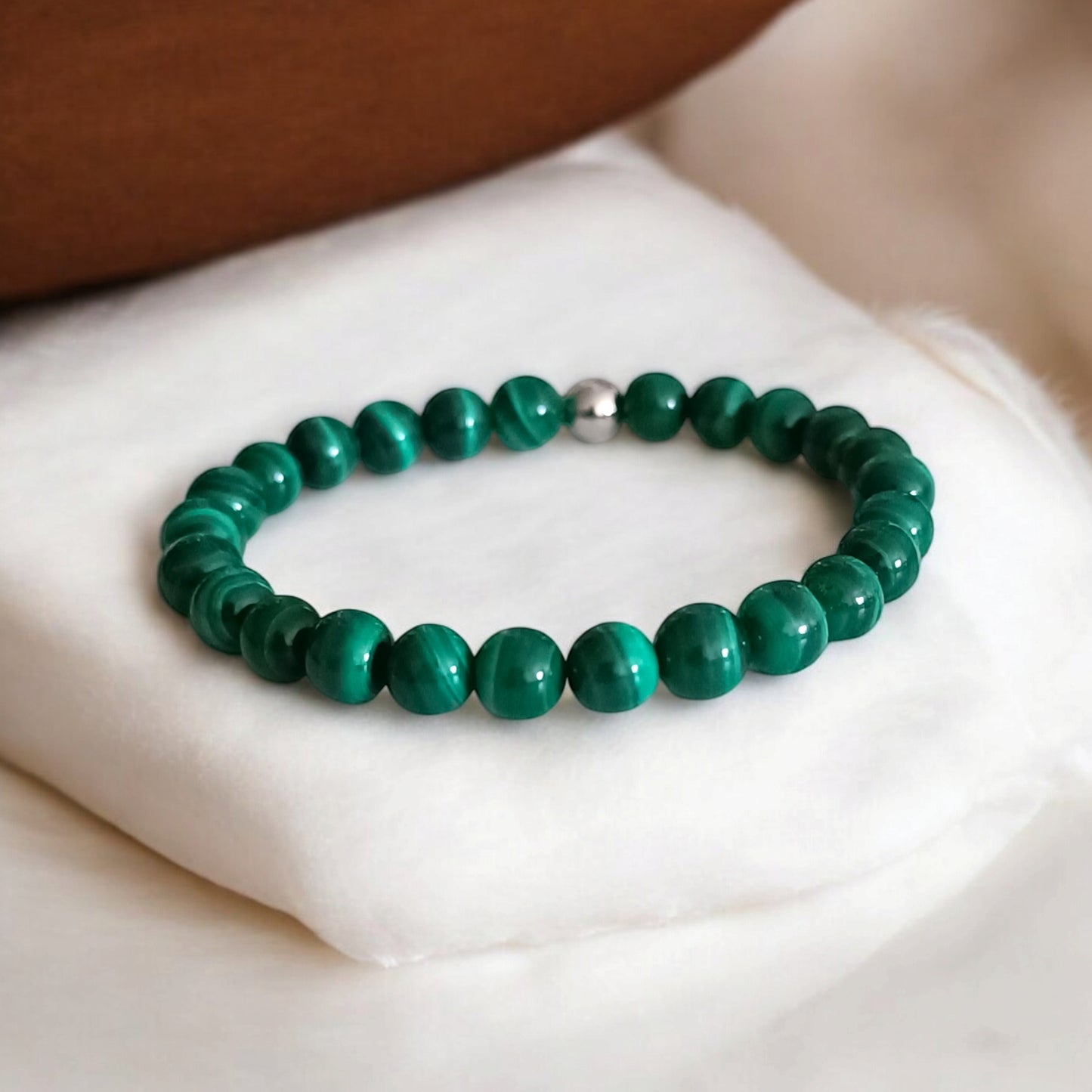 Bracelet en Malachite – Transformation & Protection intérieure