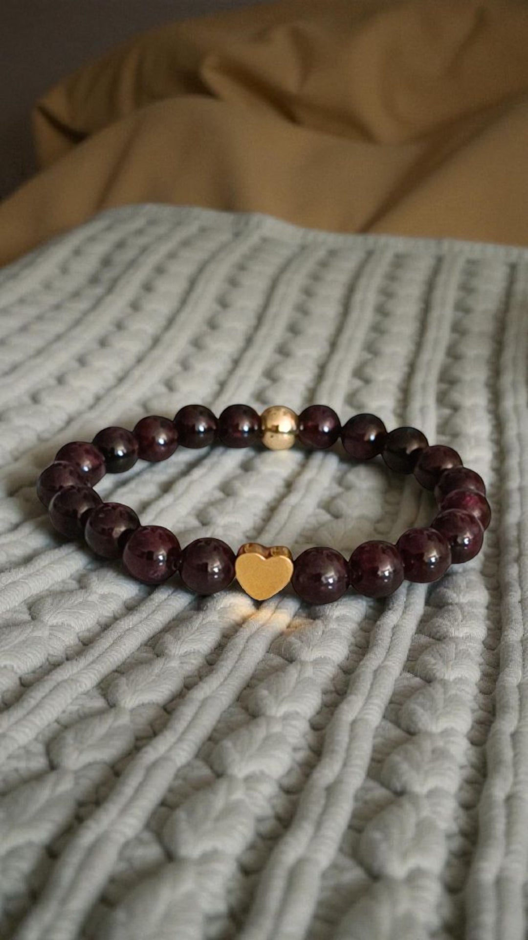 Bracelet Grenat – Passion et Vitalité