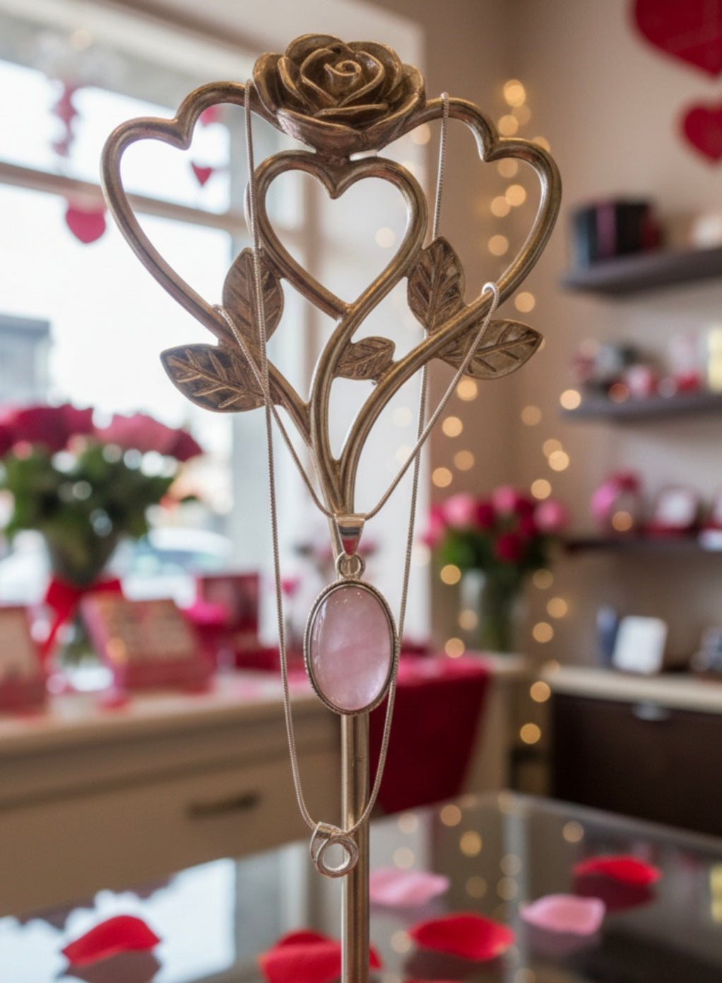 Collier en Quartz Rose – Douceur & Harmonie