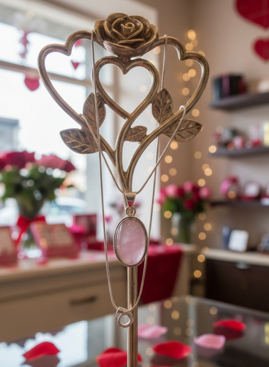 Collier en Quartz Rose – Douceur & Harmonie