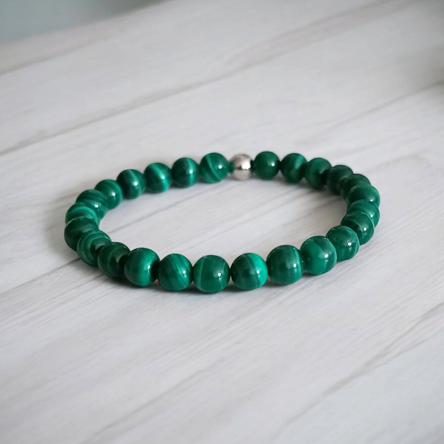 Bracelet en Malachite – Transformation & Protection intérieure