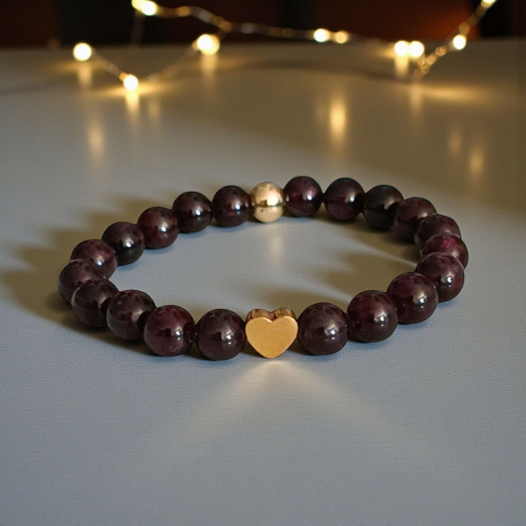 Bracelet Grenat – Passion et Vitalité