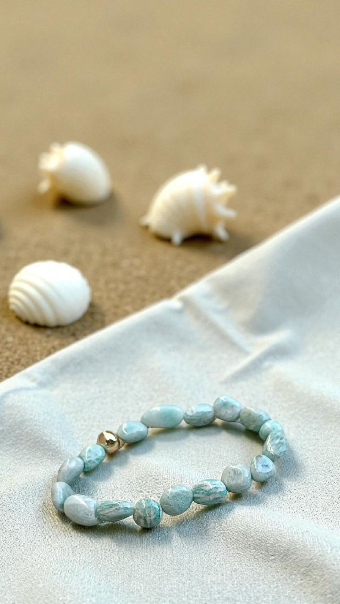 Bracelet en Amazonite – Sérénité & Expression de soi