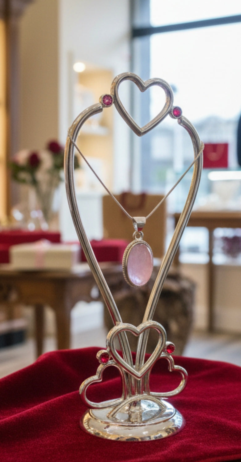 Collier en Quartz Rose – Douceur & Harmonie